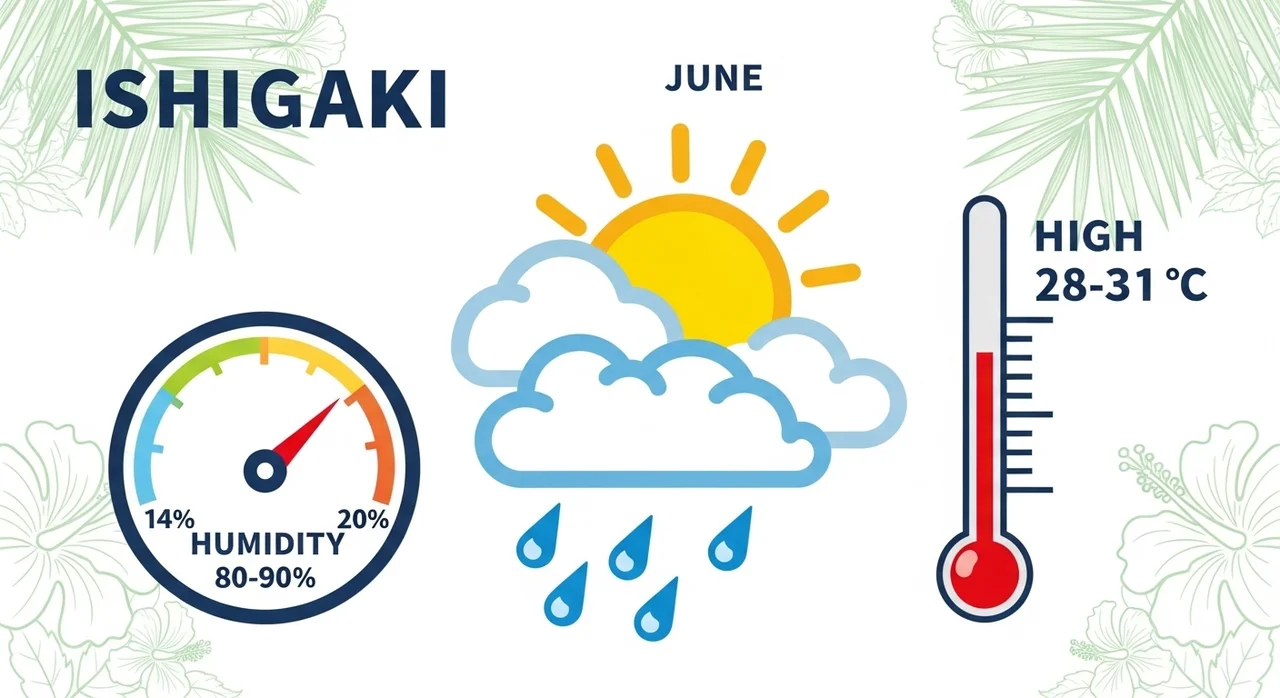 6월 이시가키 날씨와 장마 특성: 변덕스러운 매력에 대비하기