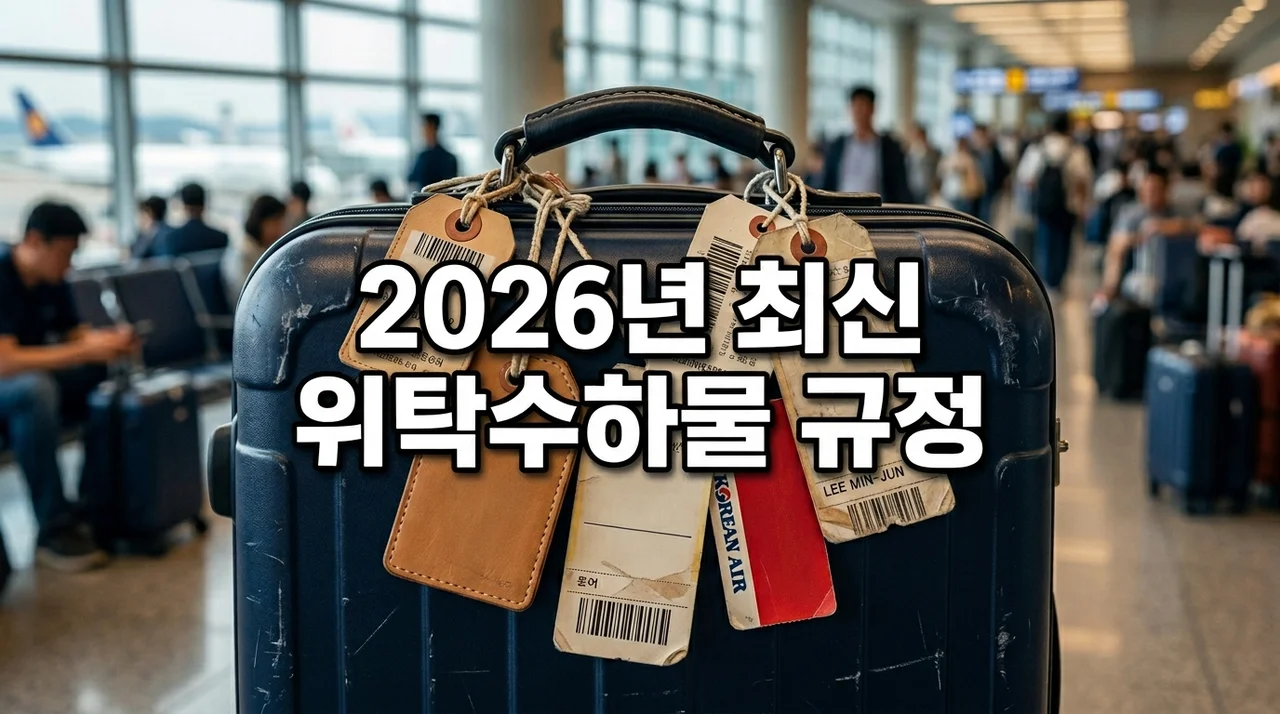 2026년 최신 항공사별 위탁수하물 규정 총정리: 무게, 크기, 제한 품목 완벽 가이드