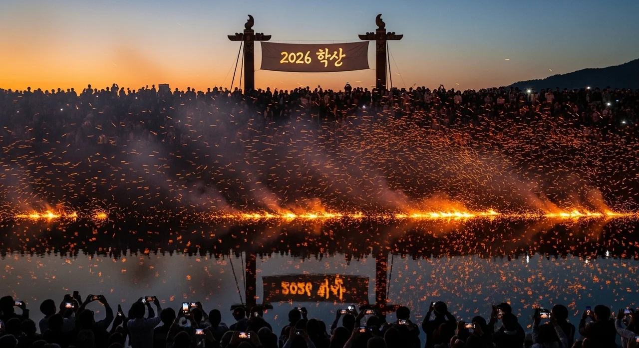 불꽃이 수놓는 밤, 2026 함안낙화축제 예약제로 미리 준비하세요!