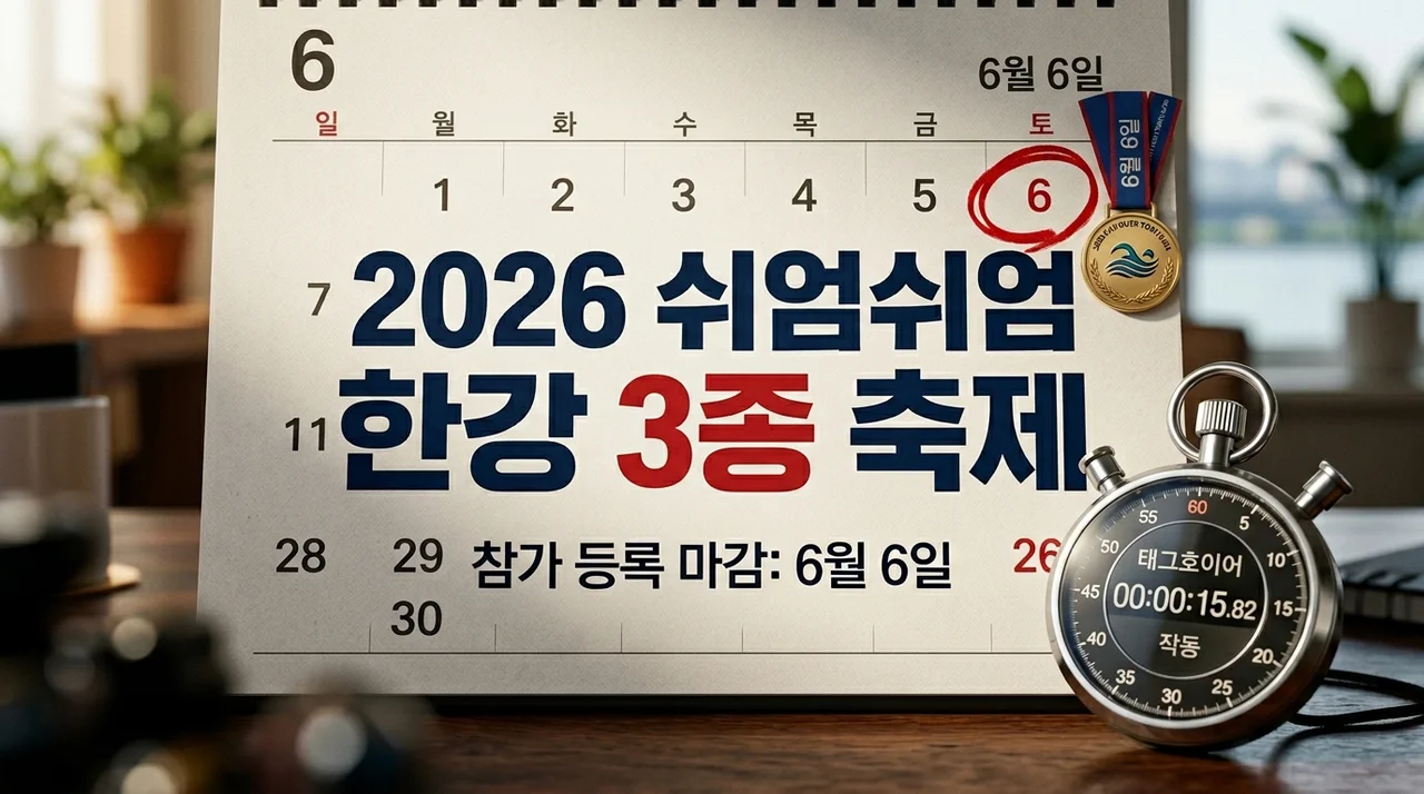2026 쉬엄쉬엄 한강 3종 축제: 신청, 종목, 코스 완벽 가이드